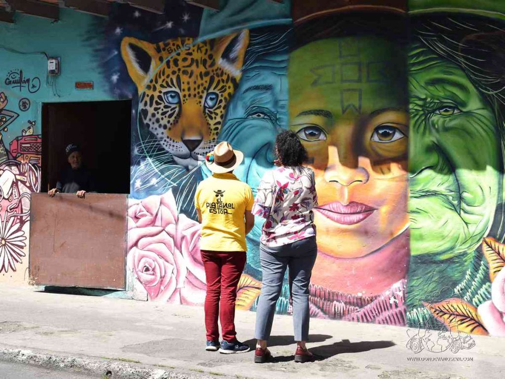 Ruta de los murales de Pasto junto a un guía local descubriendo el arte urbano