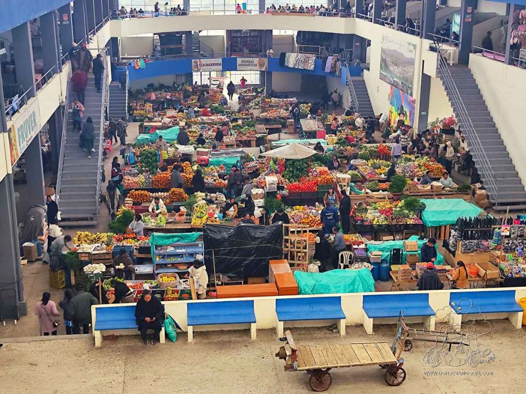 Mercado semanal de productos locales en Córdoba, Nariño