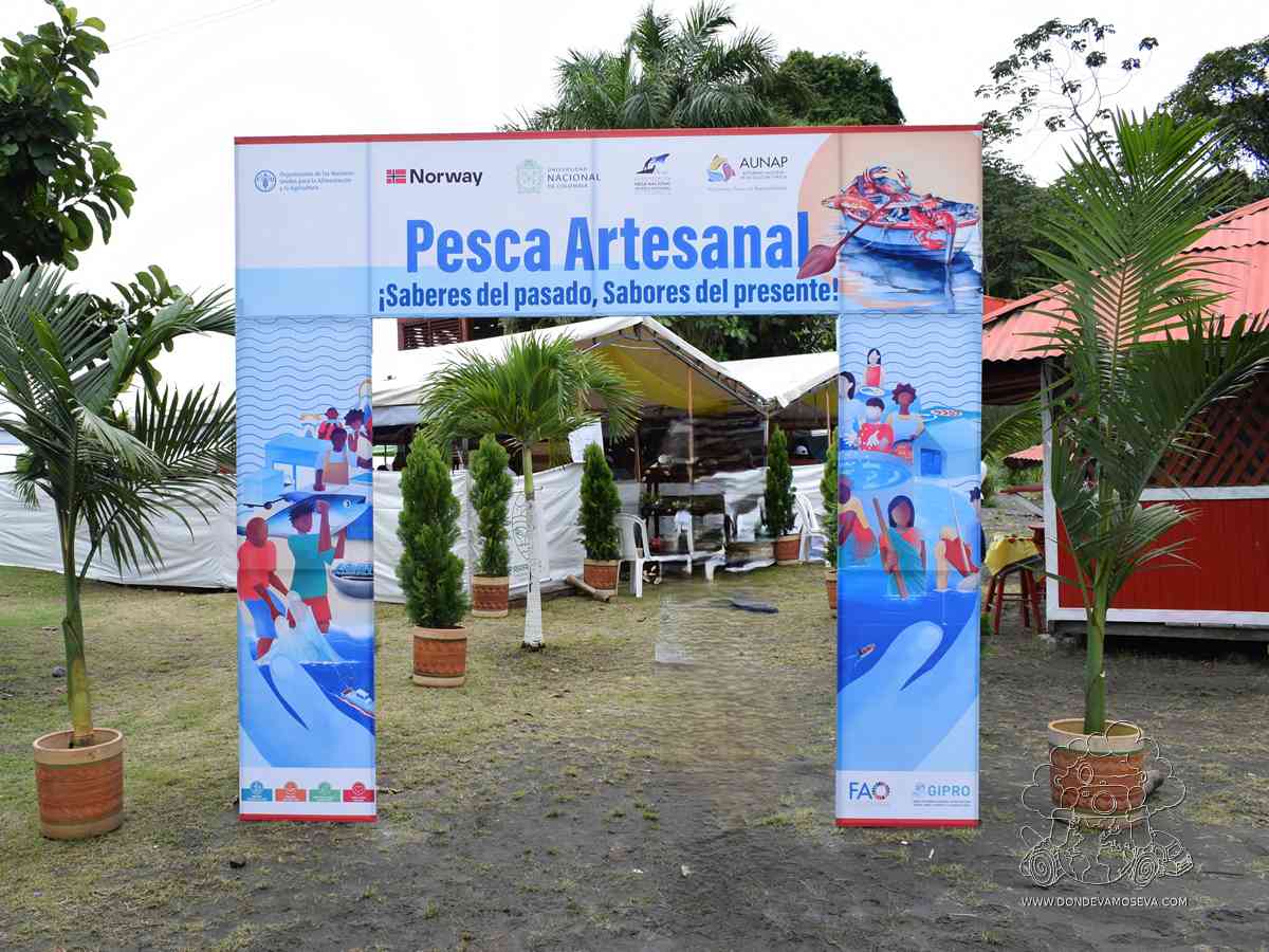 Espacio de Pesca Artesanal en festival de gastronomía, Tumaco