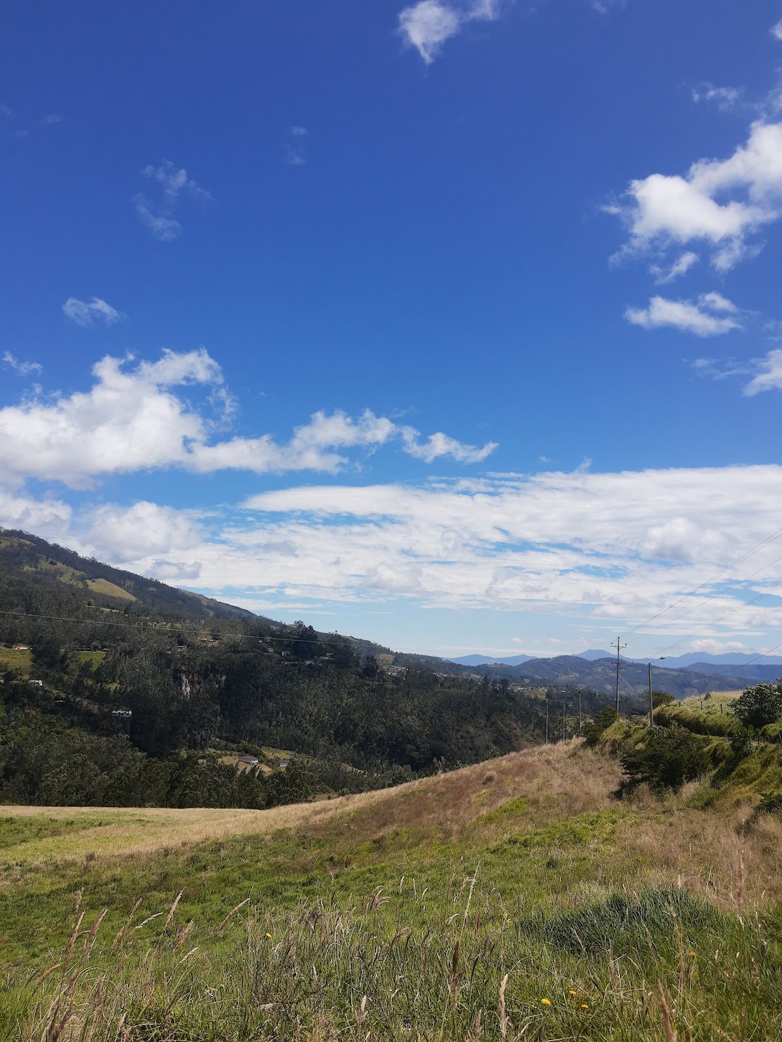 Vista del corregimiento de Genoy, en las afueras de Pasto